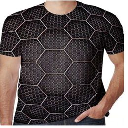 Men's T-Shirts Street Three-dimensional Graphic T-shirt Casual Top Fun 3d Printing Summer O-neck Shirt Streetwear