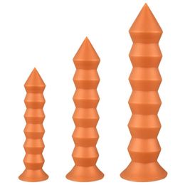 New Arrival Anal Plug Dildo Prostate Massage Stick sexy Toys For Women Men Long Butt Spiral With Suction Cup