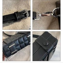 HBP square lattice Cross Body Luxury designer messenger bag adjustable shoulder strap leather handbag Unisex mini 3333