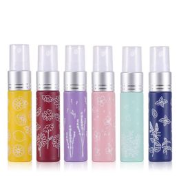 100pcs/lot 10ML Empty perfume bottles glass spray bottle Vial sample bottle silver cap SN1424