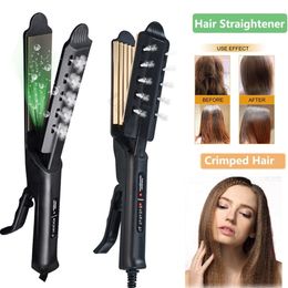 Hair Straightener Flat Iron Four Gear Straightening Ceramic Tourmaline Curling Corrugated Wave Corn s 220623