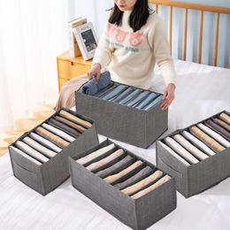Storage Boxes & Bins Bedroom Clothing Organizer Pants Sock Organizers Jeans Drawer Separator Closet For Underwear T-shirt