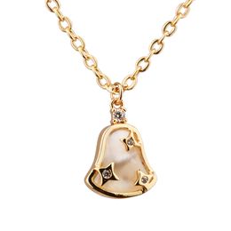 Violon Tag 14k Gold Pendentif Pendentif Collier Fashion Colliers élégants Cadeau pour femme bijoux