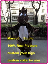brown mustang mascot costume horse custom fancy costume anime kit mascotte theme fancy dress carnival costume 41607