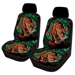 Car Seat Covers 2Pcs/Set Personality Cover Set Automotive Interior Protection Styling Auto Accessories