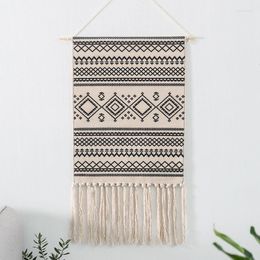Tapestries 50CM Bohemian Geometric Tapestry Macrame Woven Wall Hanging Beautiful Handmade Knitted Pendent Home DecorationTapestries