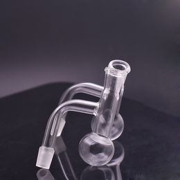 Clear Glass Oil Burner Pipe Bent Banger Nail Rig Burning Water 10mm 14mm 18mm Male Female for Dab Rig Bong Hookah Accessories