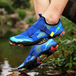 New Aqua Shoes Men Women Non-slip Sneakers Quick Dry Barefoot Swimming Footwear Outdoor Breathable Hiking Upstream Beach Shoes Y220518