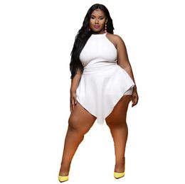 Summer Women Plus Size Jumpsuits Rompers Casual Outfit Shorts Skirts for Club Party Beach