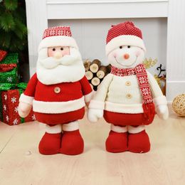 Year 100cm Santa Claus Christmas Decorations For Tree Natal Figures Christmas Home Decoration Accessories Xmas Ornaments 201027