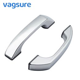 Vagsure 2PcsLot ABS Plastic Electroplated Double Holes Large Shower Glass Door Knob Handles For Furniture Cabin Accessories T200605