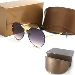 Millionaire Womans Sunglasses Luxury Mens Sun glasses UV Protection men Designer eyeglass Gradient Metal hinge Fashion women spectacles with boxs glitter2008 223