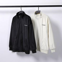 Men's Jackets Man With Zipper Suede Soft Fabric Casual Solid Male Coat Spring Harajuku Streetwear Men's Clothing Varsity Jacket CoatMen'