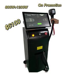 Double handpiece with screen Diode Laser permanent hair removal Machine factory directly sales Free Logo Service