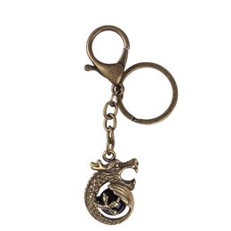 Keychain ring cigarette holder fashion creative pure copper holding bead smoking clip tobacco holder
