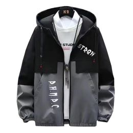 Men's Jackets Autumn And Winter Men's Casual Jacket Male Hooded Comfortable Street Wear Slim Fit Clothing Many Pockets Plus Size C03Men'