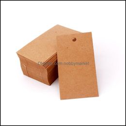 5*9Cm 100Pcs/Lot Stud Ear/Dangle Earring Cards Kraft/White/Black Paper Cardboard Wholesale Can Custom Logo Cost Extra Drop Delivery 2021 Tag