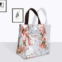 -Bolsas de noite desenhos animados de moda Luxury bolsa de luxo PVC PVC reutilizável estilo Londres ombro ombro Eco Friendly Flower HandbageNening