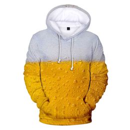 Beer Day 3D hoodie printing casual style clothing casual 3D clothing for men and women self-cultivation best selling comfo L220704