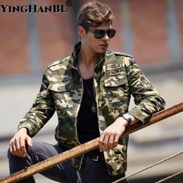 mens casual military style jackets Australia - Men's Jackets Camouflage Men Army And Coat Autumn Winter Casual Military Style Camo Male Outdoors Jacket Tactical Outfit ClothingMen's
