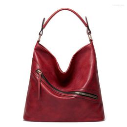 Evening Bags 2022 Women's European Style Beautiful Fashion One-shoulder Big Capacity Pu Leather Handbags