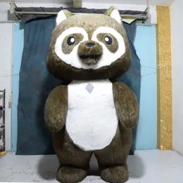 Mascot doll costume Raccoon Inflatable Clothing People Wearing Walking Dolls Large Plush Cartoon Doll Clothing Large-scale Event Costumes