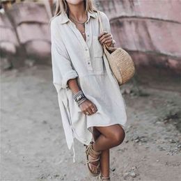 White Up Woman Bathing Suit Cover Ups Wear Tunic Summer Beach Dress Pareos De Playa Mujer 210319