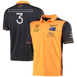 Men's T-shirts 2022 New F1 T-shirt Formula 1 Racing Short Sleeve Official Brand Men Breathable Polo Shirt Jersey Customized F1 Car Fans T-shirts Team Garment A68k