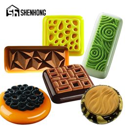 SHENHONG Non Stick Silicone Cake Molds Mousse Bakeware Set Party Dessert Baking Moulds Pastry Decorating Tools Kitchen Utensil 220601