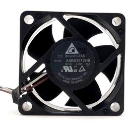 Original DELTA ASB03512HB 3515 12V 0.18A three-wire 3.5CM cooling fan