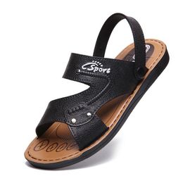 Sandals Roman Summer Male Men Casual Shoes Beach Flip Flops Fashion Comfortable Outdoor Slippers Size 37-45 5 5