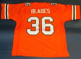 CHEAP CUSTOM BENNIE BLADES MIAMI HURRICANES JERSEY or custom any name or number jersey