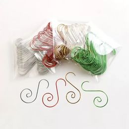 20pcs/bag Hook for Christmas Tree Decorations Metal S-shaped 50mm Hooks Ornaments Accessories 0630