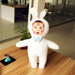 Custommade white with pillow doll custom Christmas gift customization for creative birthday present Gift giving 220622