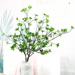 Decorative Flowers & Wreaths 105CM Artificial Plants Leaves Tree Plastic Enkianthus Perulatus Branch DIY Wedding Shooting Prop Party Home De