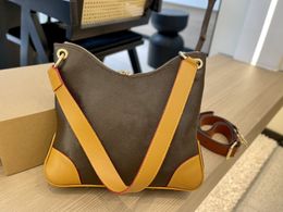 Totes Women Neveres Fulles Autumn winter new Ode on handbag Mono grames shoulder or cross body cow leather bag