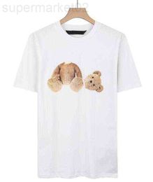 Fashion Summer Men and Womens T-shirts Mans Palms Stylist Angel t Shirt Tee Guillotine Bear Printed Short Sleeve Truncated Bears Angels Tees 1q1