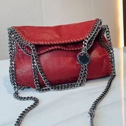 Stella Mccartney mini falabella tote bag woman Best quality metallic sliver black tiny shopping bag women Handbag leather crossbody Shoulder Bags Wallet purse 15CM