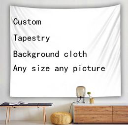 Tapestries Customized Tapestry Mandala Witchcraft Wall Hippie Hanging Blanket Decoration Mural Large Beach TowelsTapestries