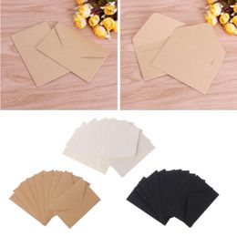 Gift Wrap 50pcs/lot Craft Paper Envelopes Vintage European Style Envelope For Card Scrapbooking Fast DeliveryGift