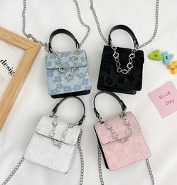Children's small handbag versatile fashion mini girl cross-body bag princess handbags chain single shoulder bags