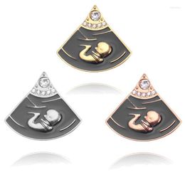Pinos broches em modo B gravidez Baby Broche Born Pin Gift for Mother Jewelry Fashion Crystals Drop Kirk22