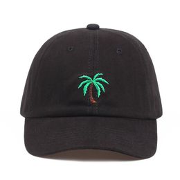 Ball Caps Embroidery Palm Trees Curved Dad Hats Take A Trip Baseball Cap Coconut Hat Strapback Hip Hop AdjustableBall