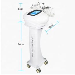 8 in 1 high pressure spray RF radio frequency iron rod water facial almighty aqua peel machine oxygen lifting