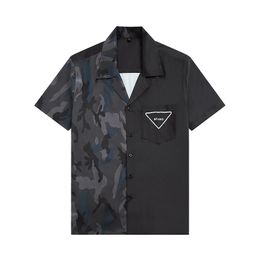 Designer Hemden Luxus Men's Shirts Männer Casual Kurzarm Hemd Klassischer Brief Senior Hohe Qualität 14kds of Colour Größe M-3XL Top