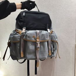 2022 new unisex shoulder bag multifunctional large-capacity men's and women's backpack handbag two-color mountain leisure bag: 2VZ074 size 37*42*17cm