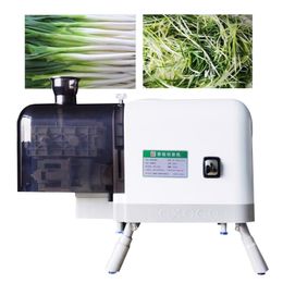 320W Automatic Vegetable Shredding Machine Stainless Steel Blade Commercial Green Onion Shredder For Sale