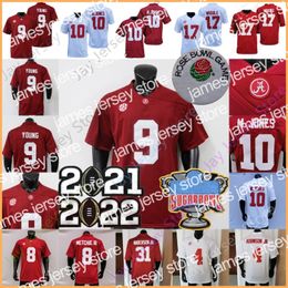James Alabama Football Jersey NCAA College Tony Mitchell Jahlil Hurley Bryce Young Sanders Brian Robinson Jr. Will Anderson Jr. McKinstry Smith