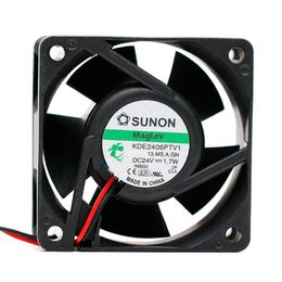Wholesale fan: SUNON KDE2406PTV1 6025 6CM 24V 1.7W two-wire inverter cooling fan