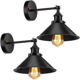 Wall Lamp ImDGR Industrial Sconce Light Adjustable Vintage Fitting For Restaurants Bedroom Kitchen E27 Base Indoor LightingWall